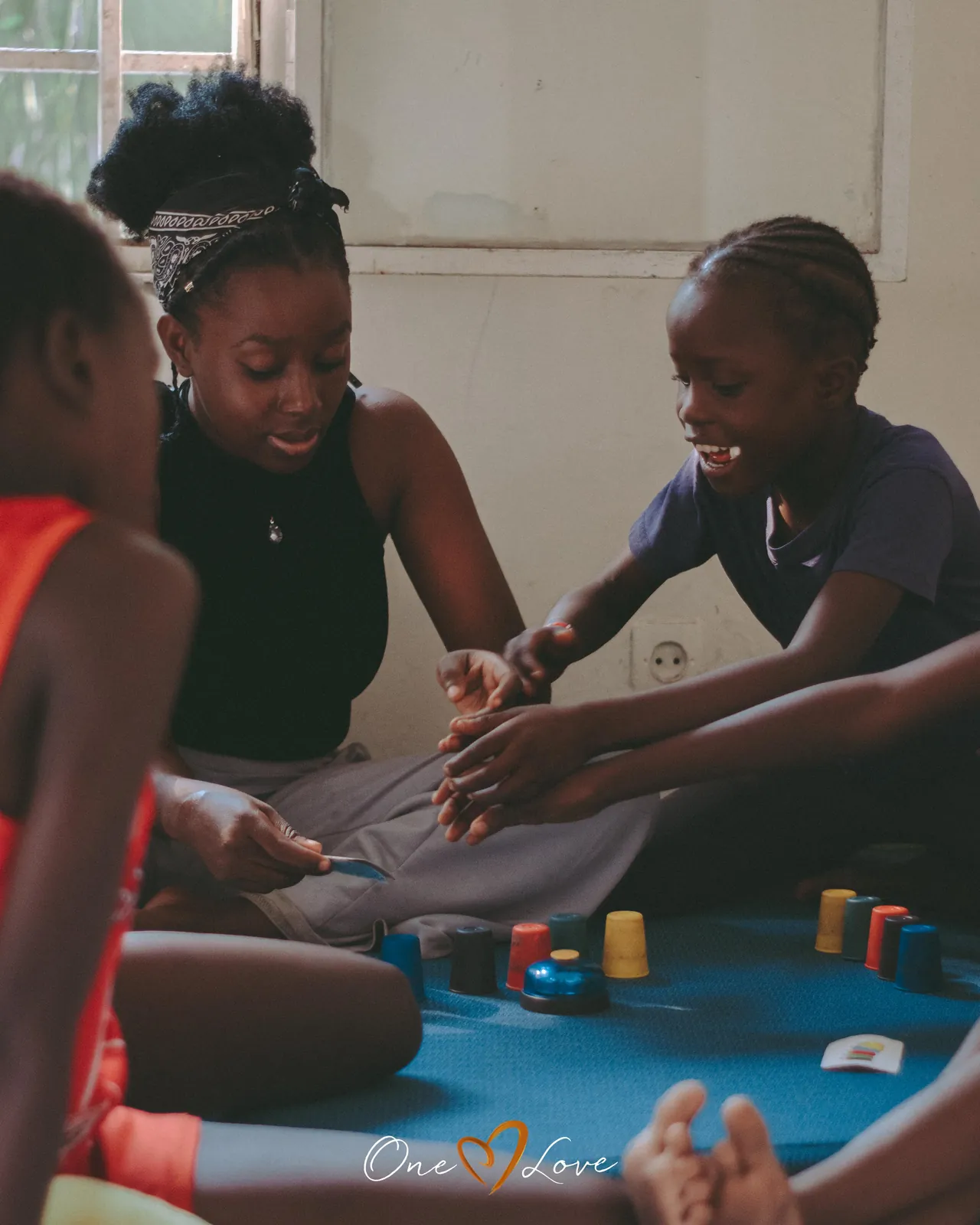 Children at the One Love day centre, June 2022