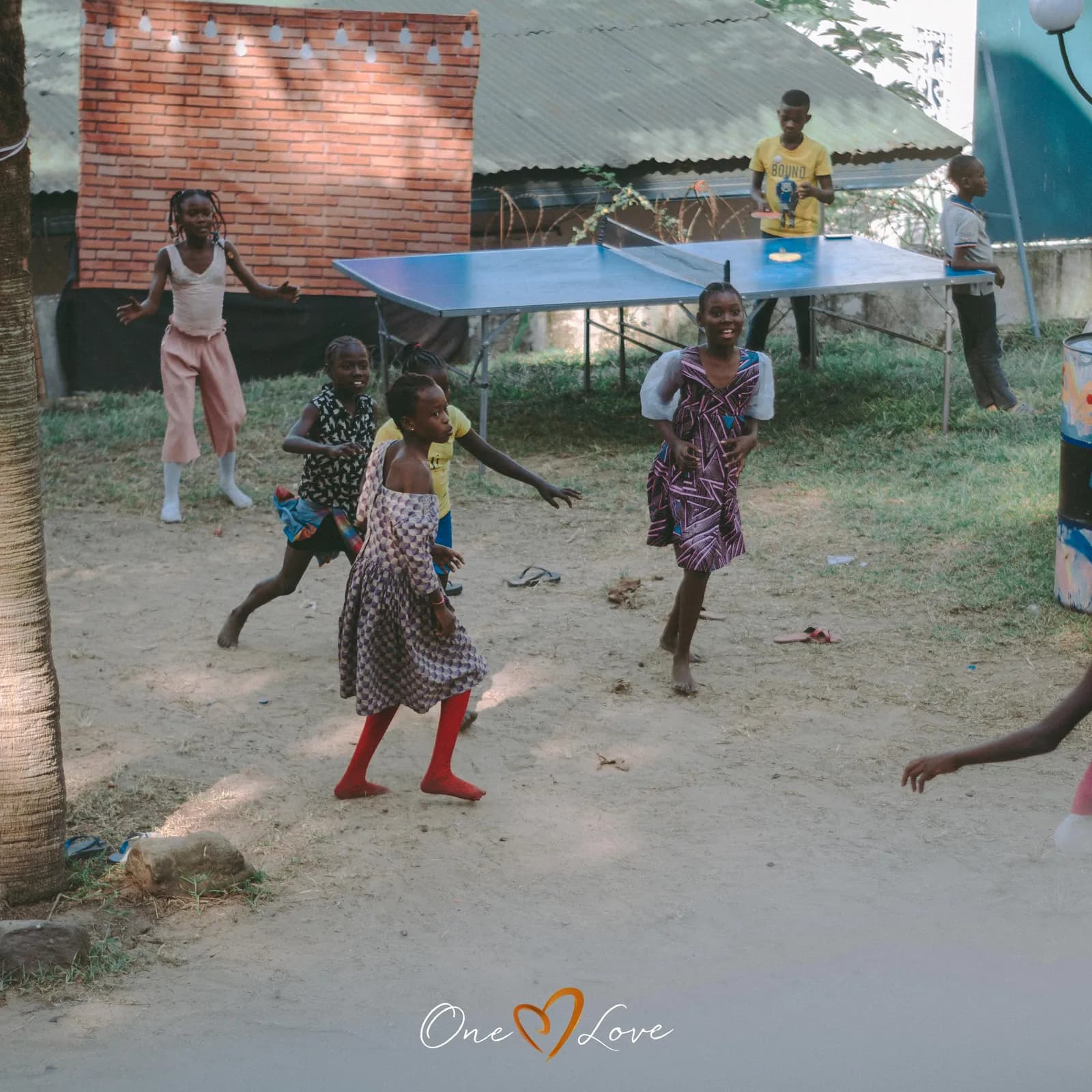 Children at the One Love day centre, June 2022