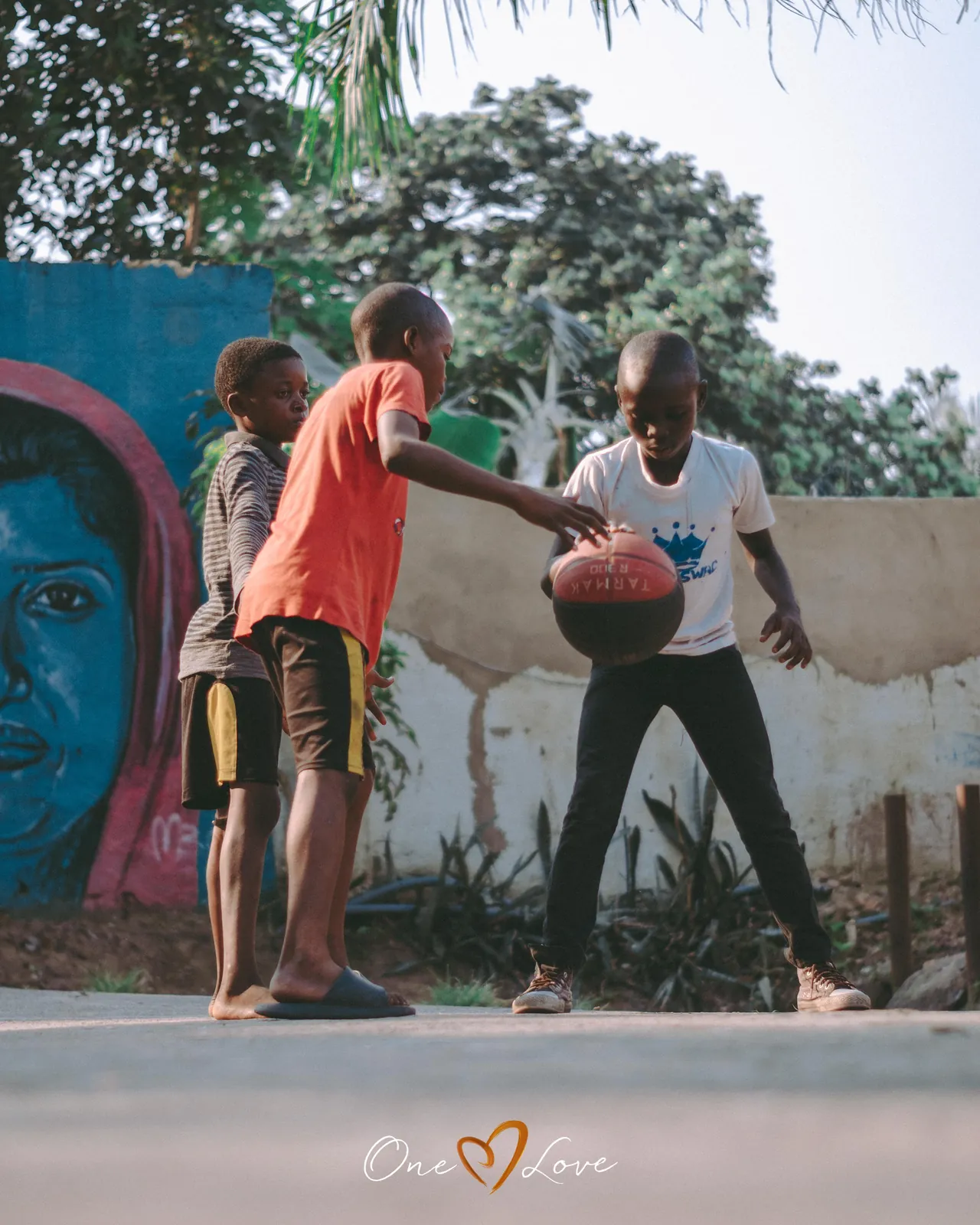Children at the One Love day centre, June 2022