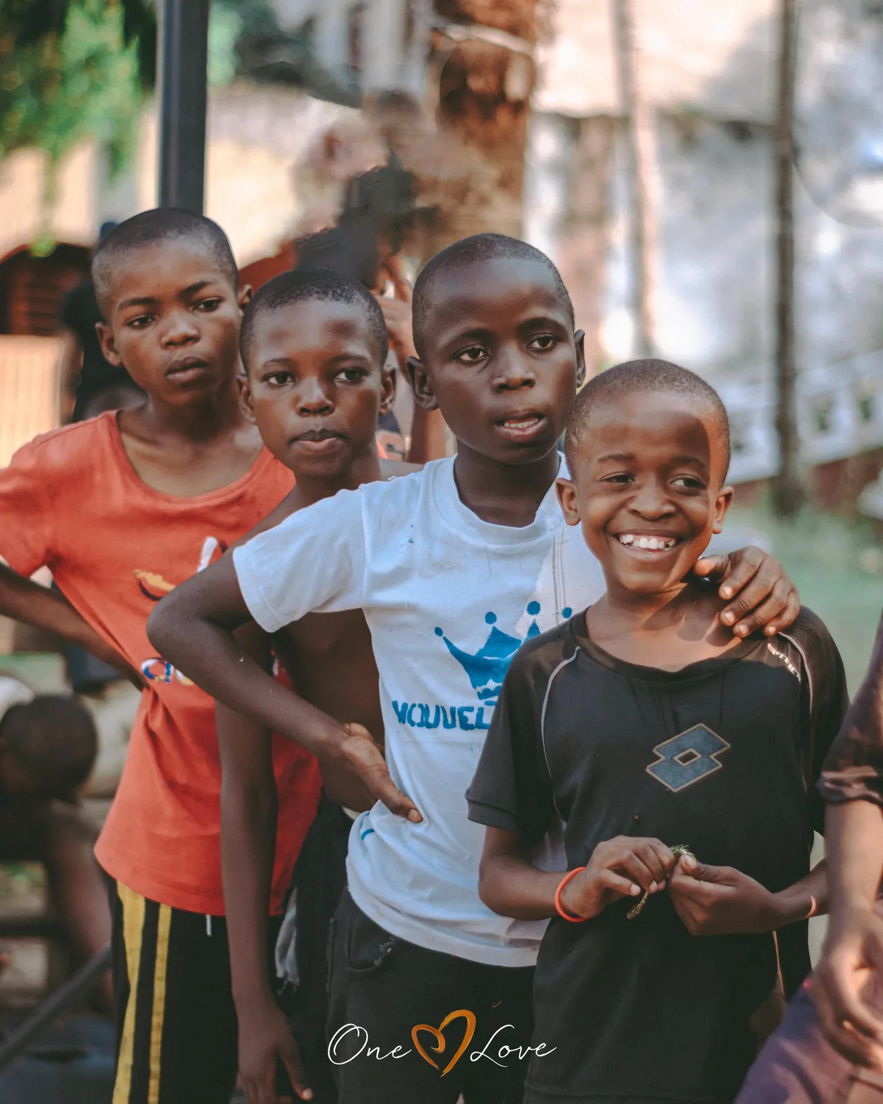 Children at the One Love day centre, June 2022