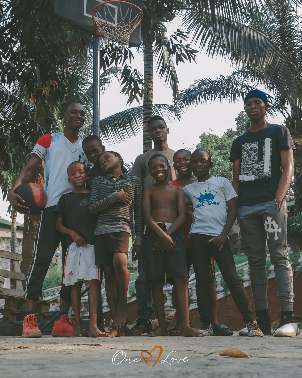 Children at the One Love day centre, June 2022