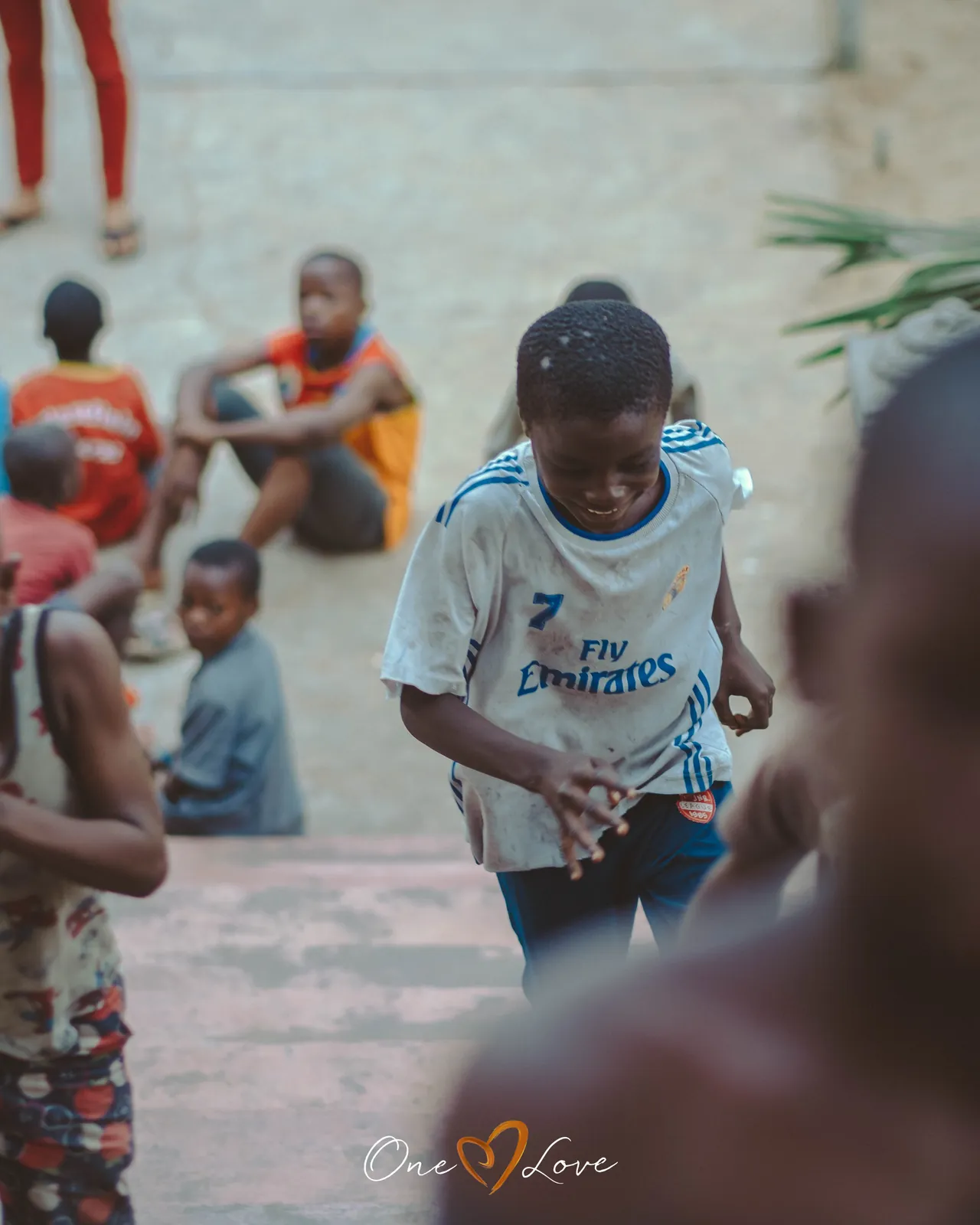 Children at the One Love day centre, September 2022