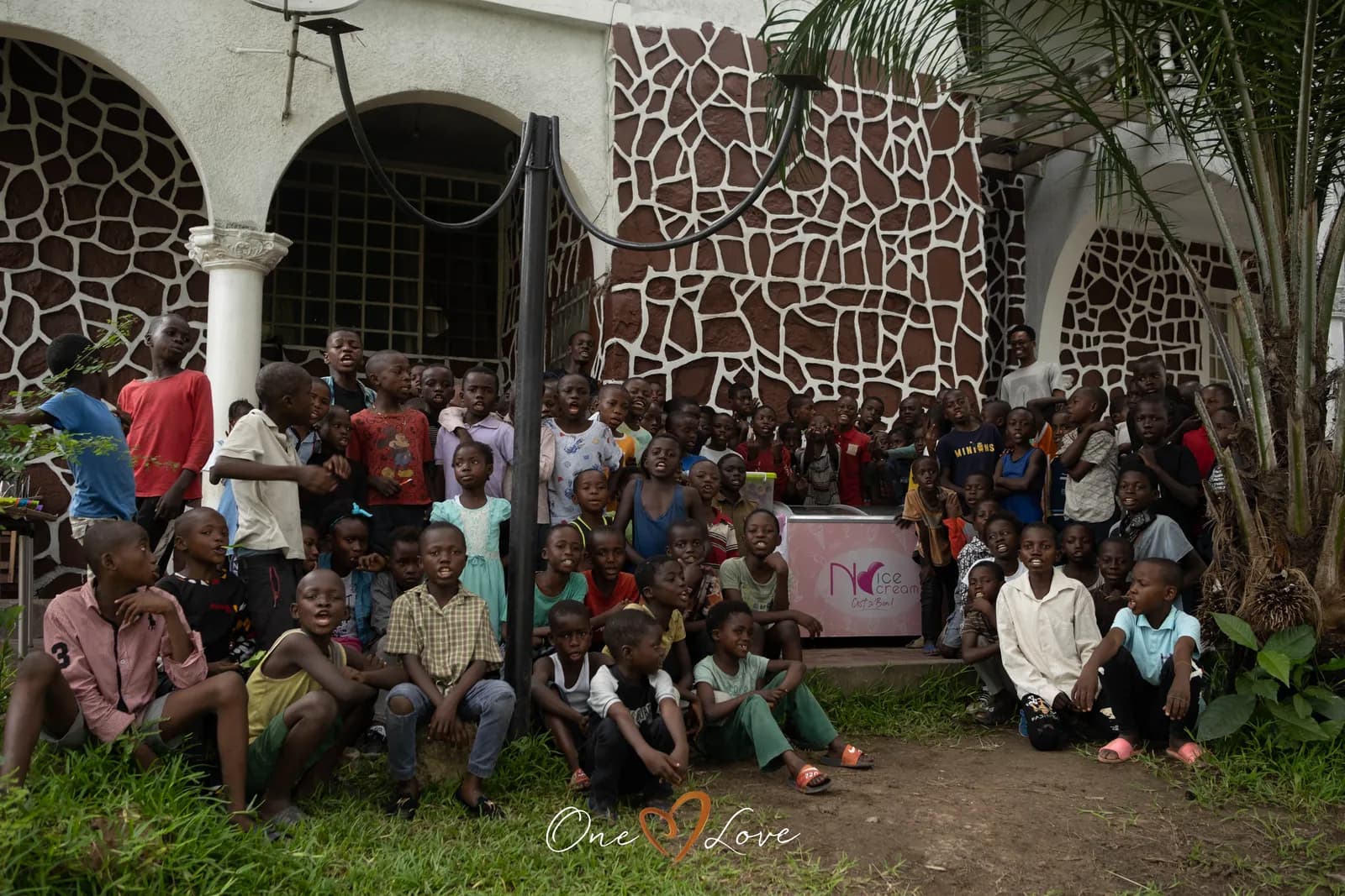 Children at the One Love day centre, November 2022