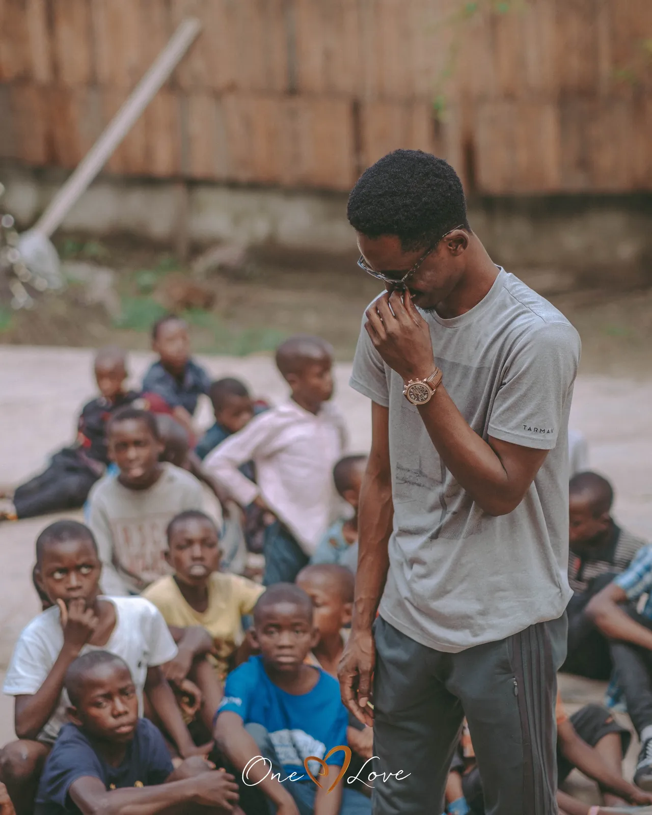 Children at the One Love day centre, November 2022