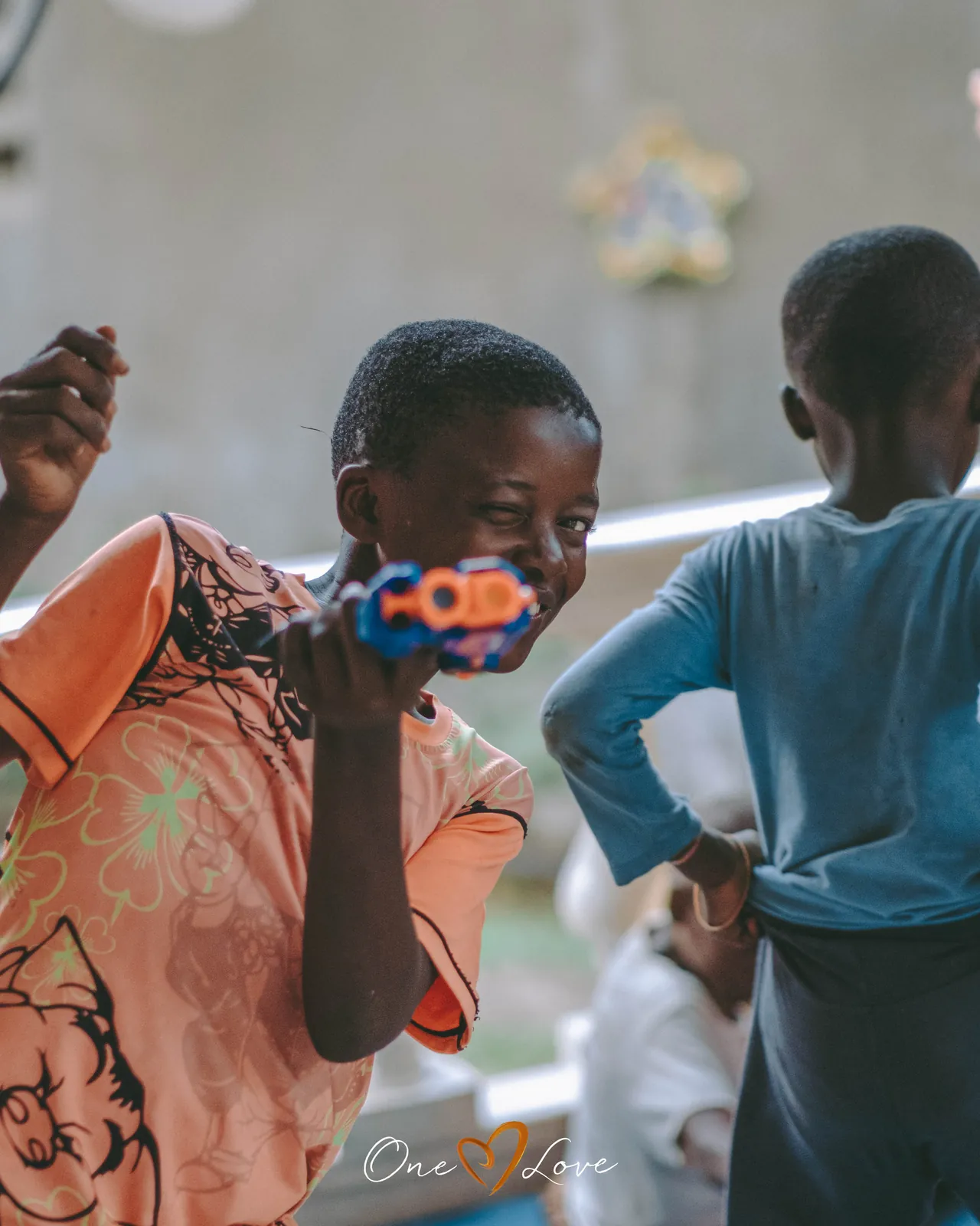 Children at the One Love day centre, February 2023