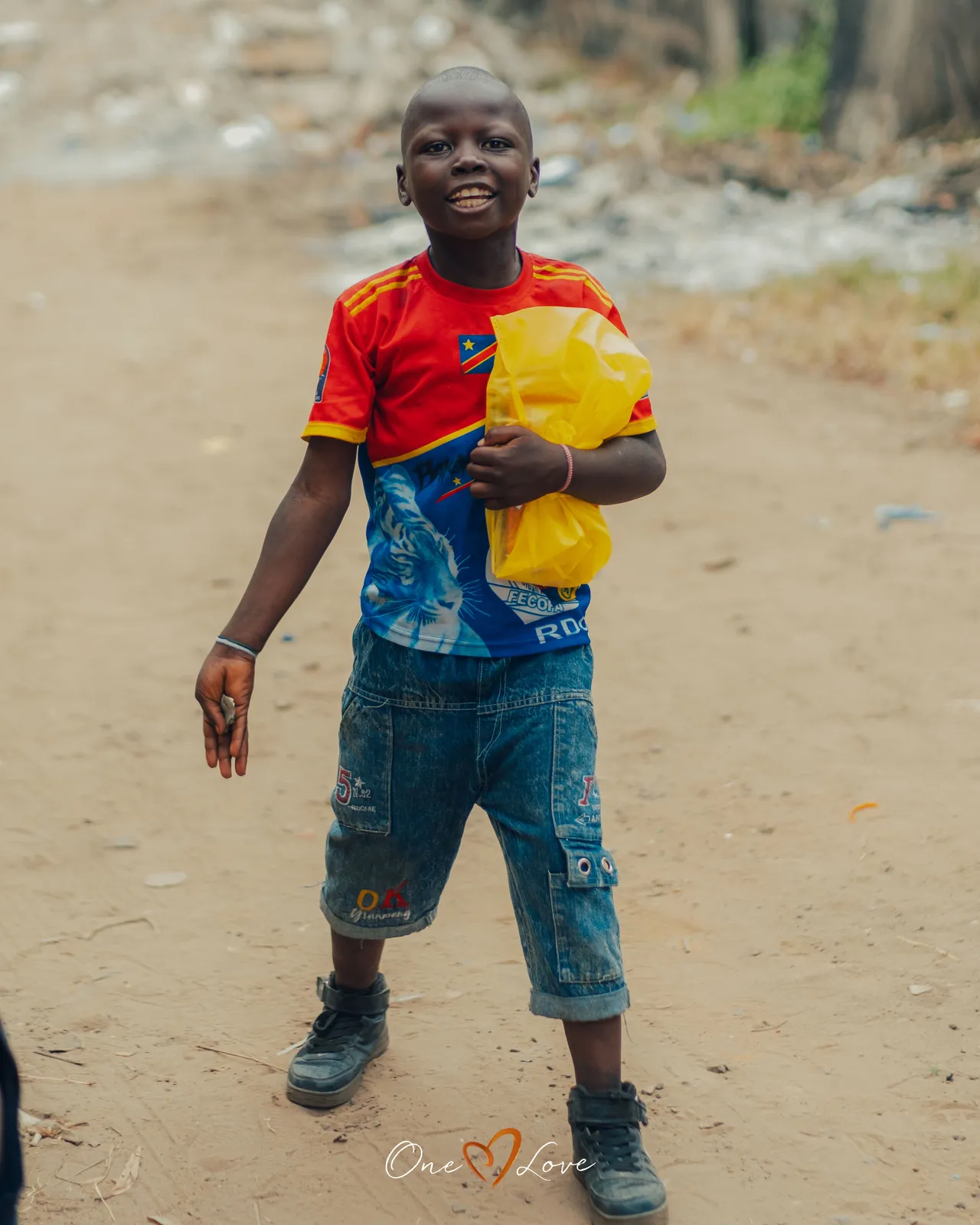 Children at the One Love day centre, 17 September 2023