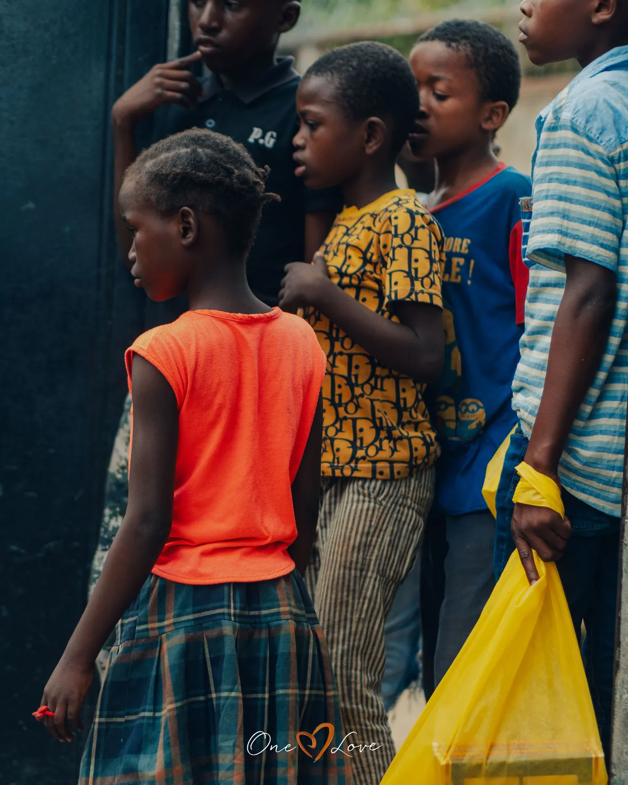 Children at the One Love day centre, 17 September 2023