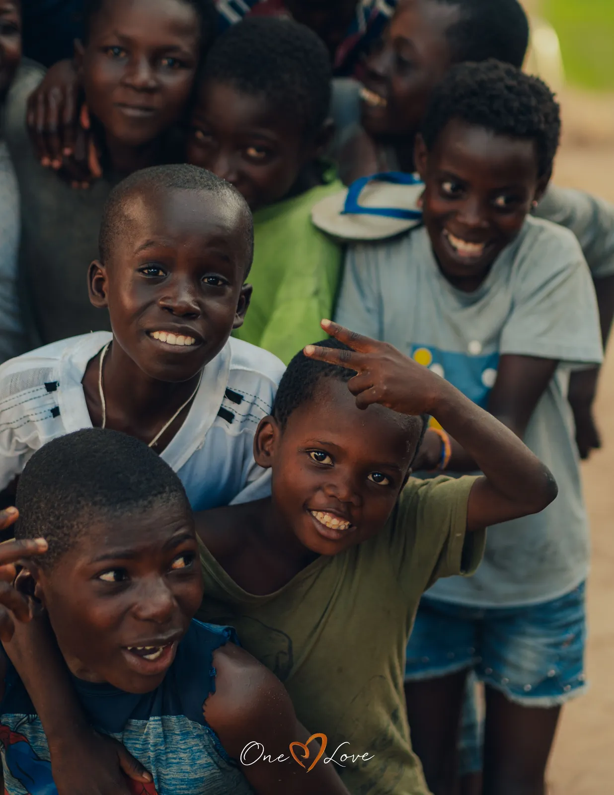 Children at the One Love day centre, 2 December 2023
