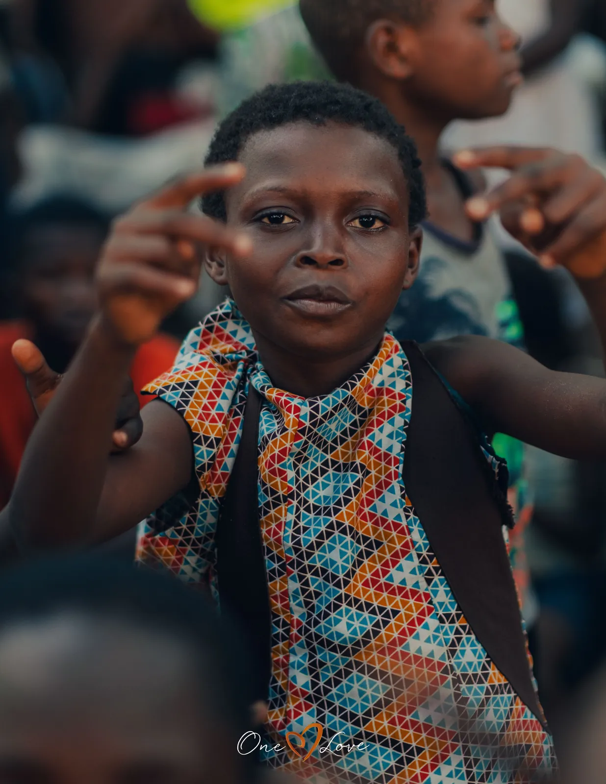 Children at the One Love day centre, 2 December 2023