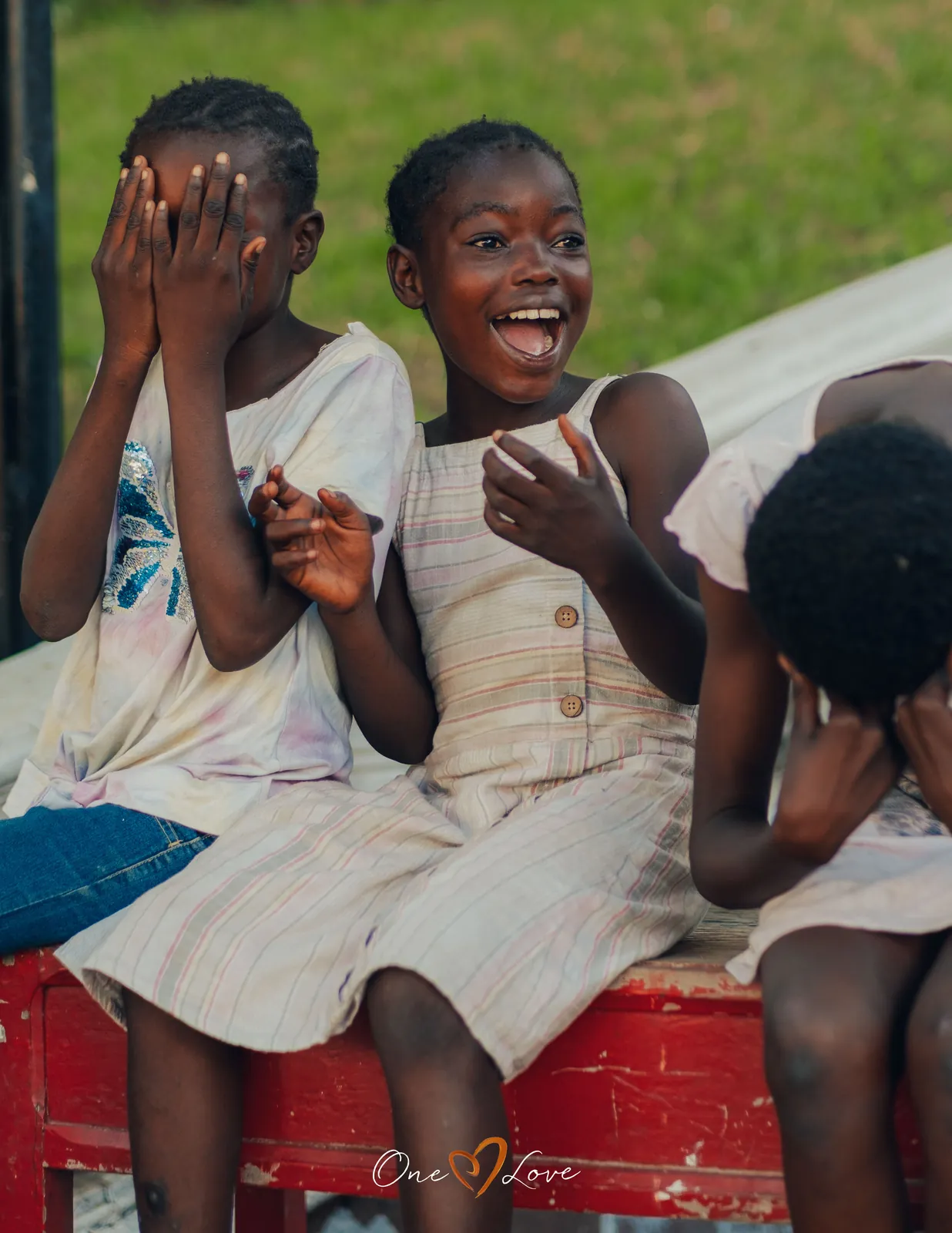 Children at the One Love day centre, 2 December 2023