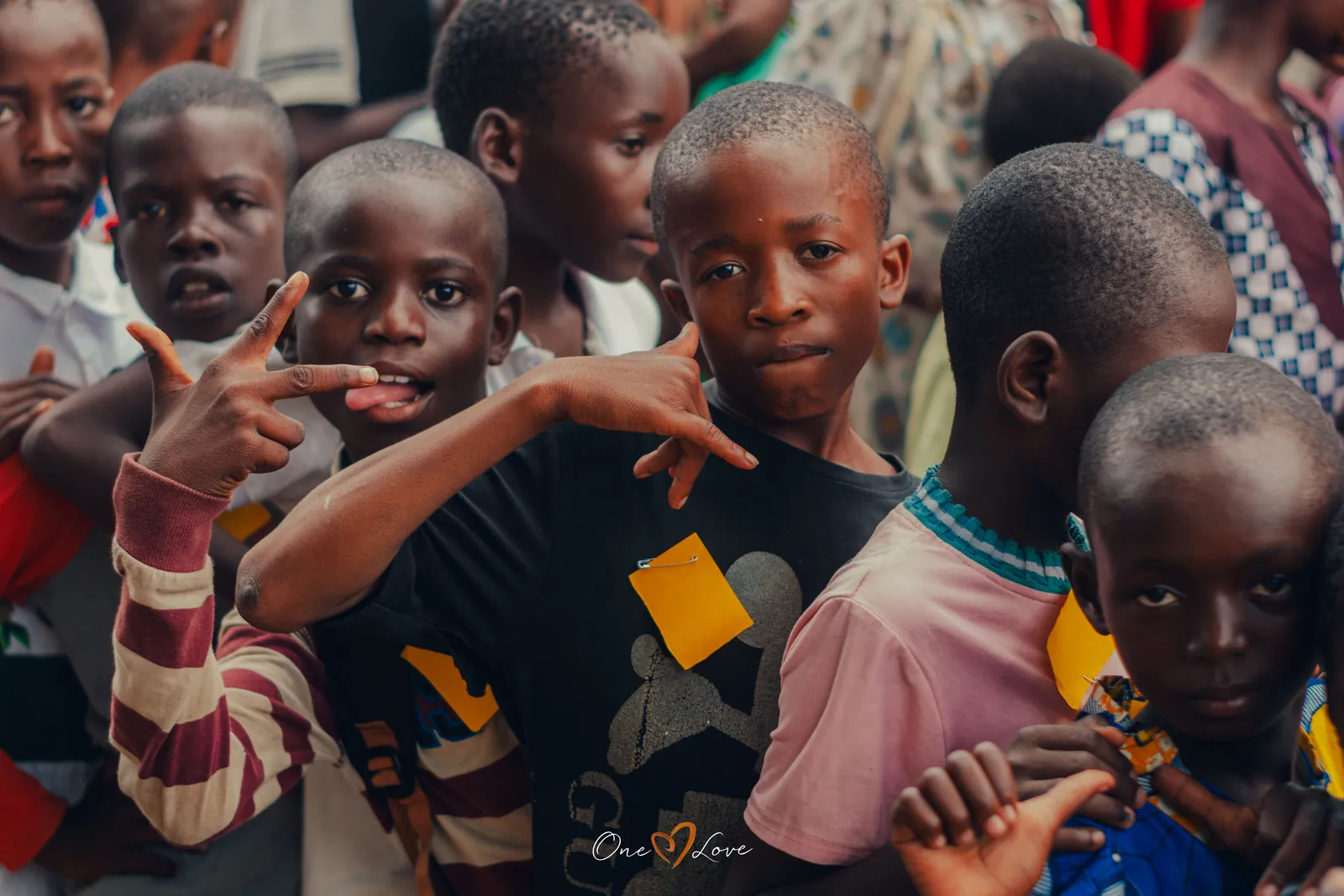Children at the One Love day centre, Christmas 2023