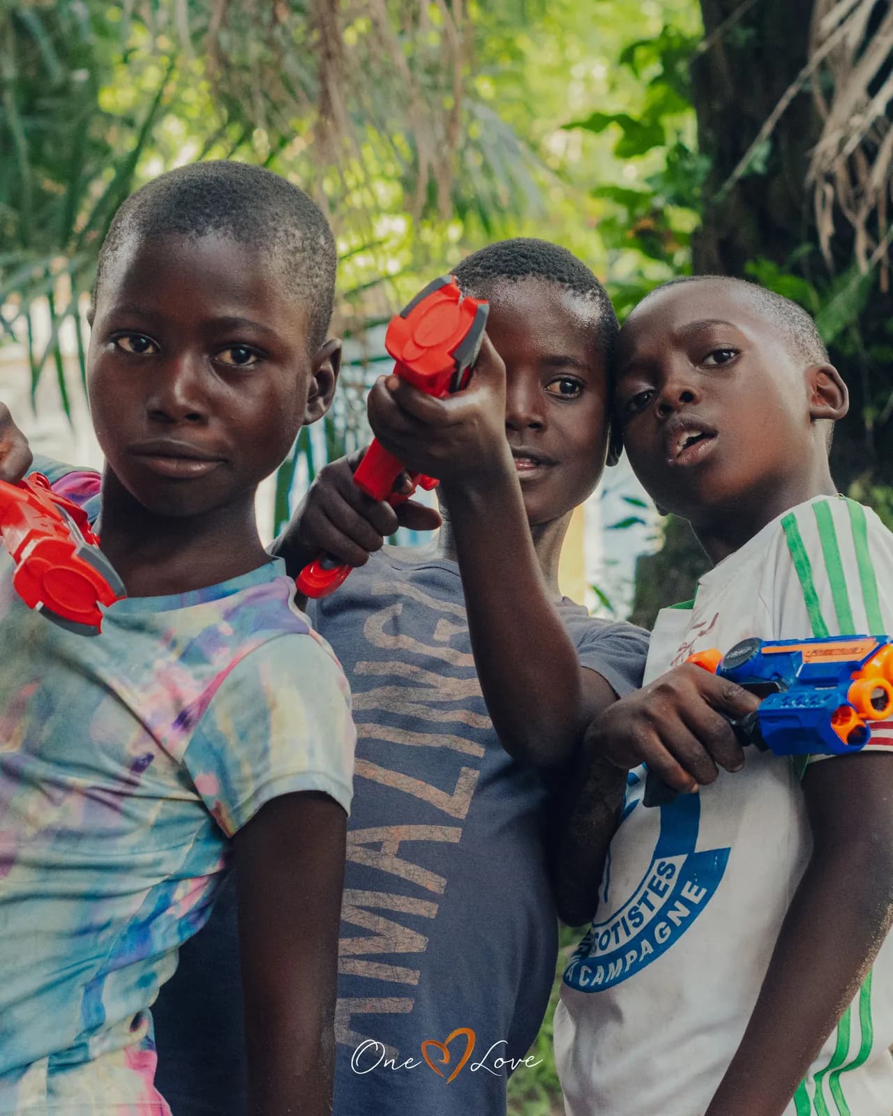 Children at the One Love day centre, February 2024