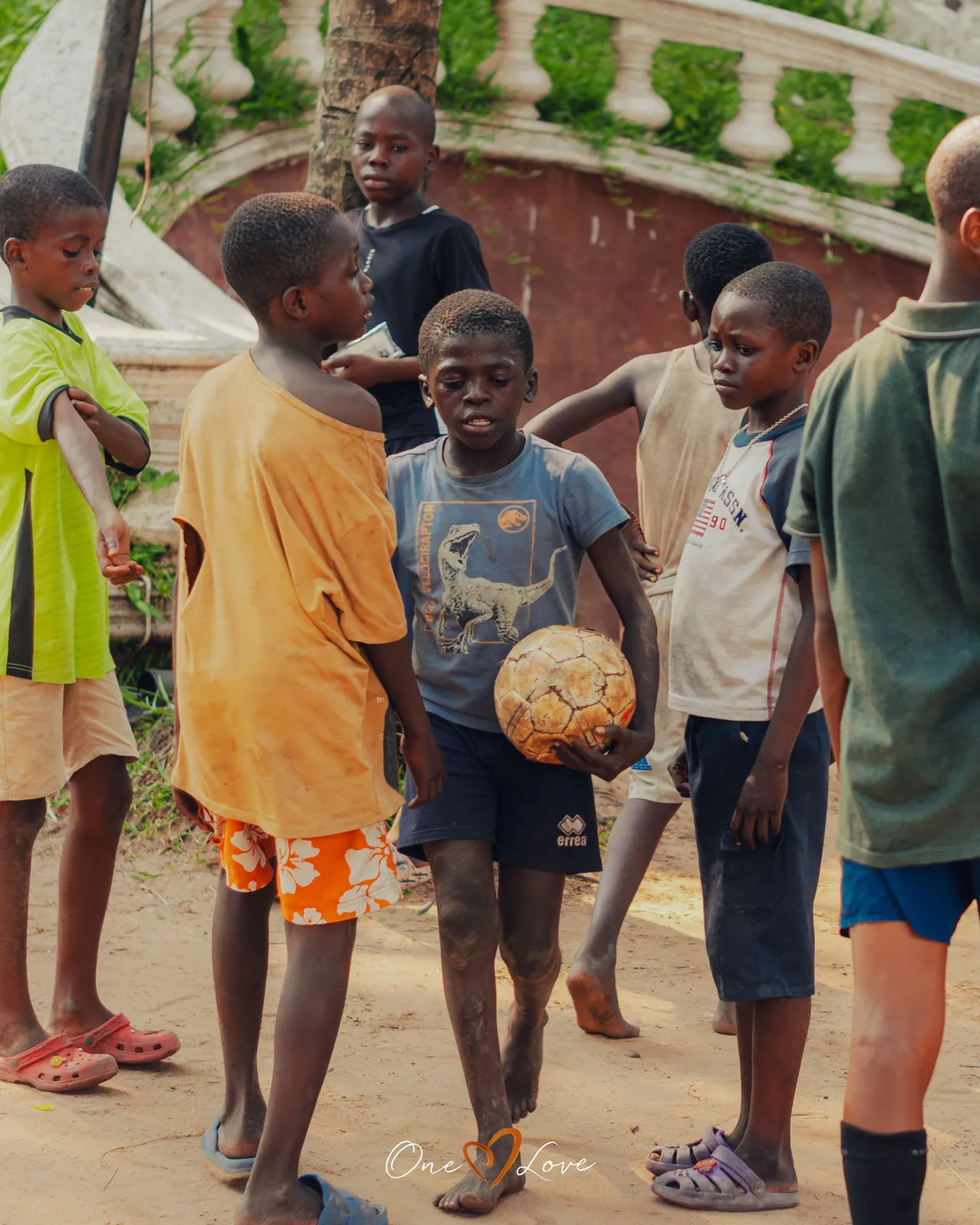 Children at the One Love day centre, February 2024