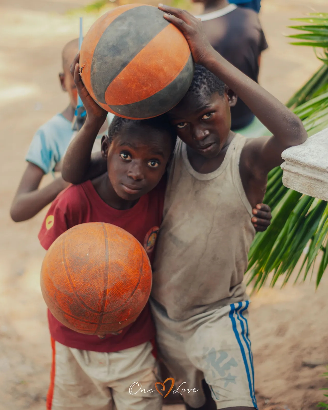 Children at the One Love day centre, February 2024