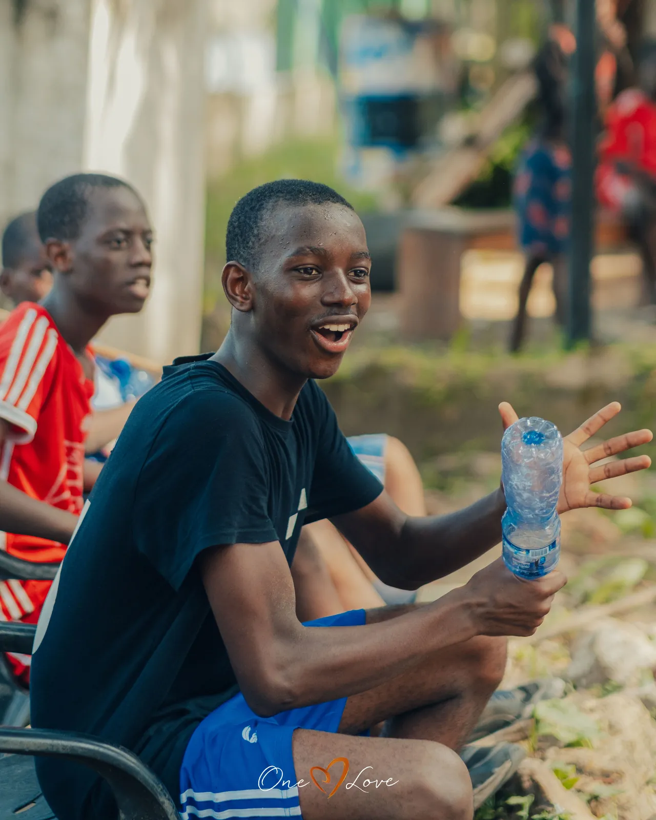 Children at the One Love day centre, March 2024