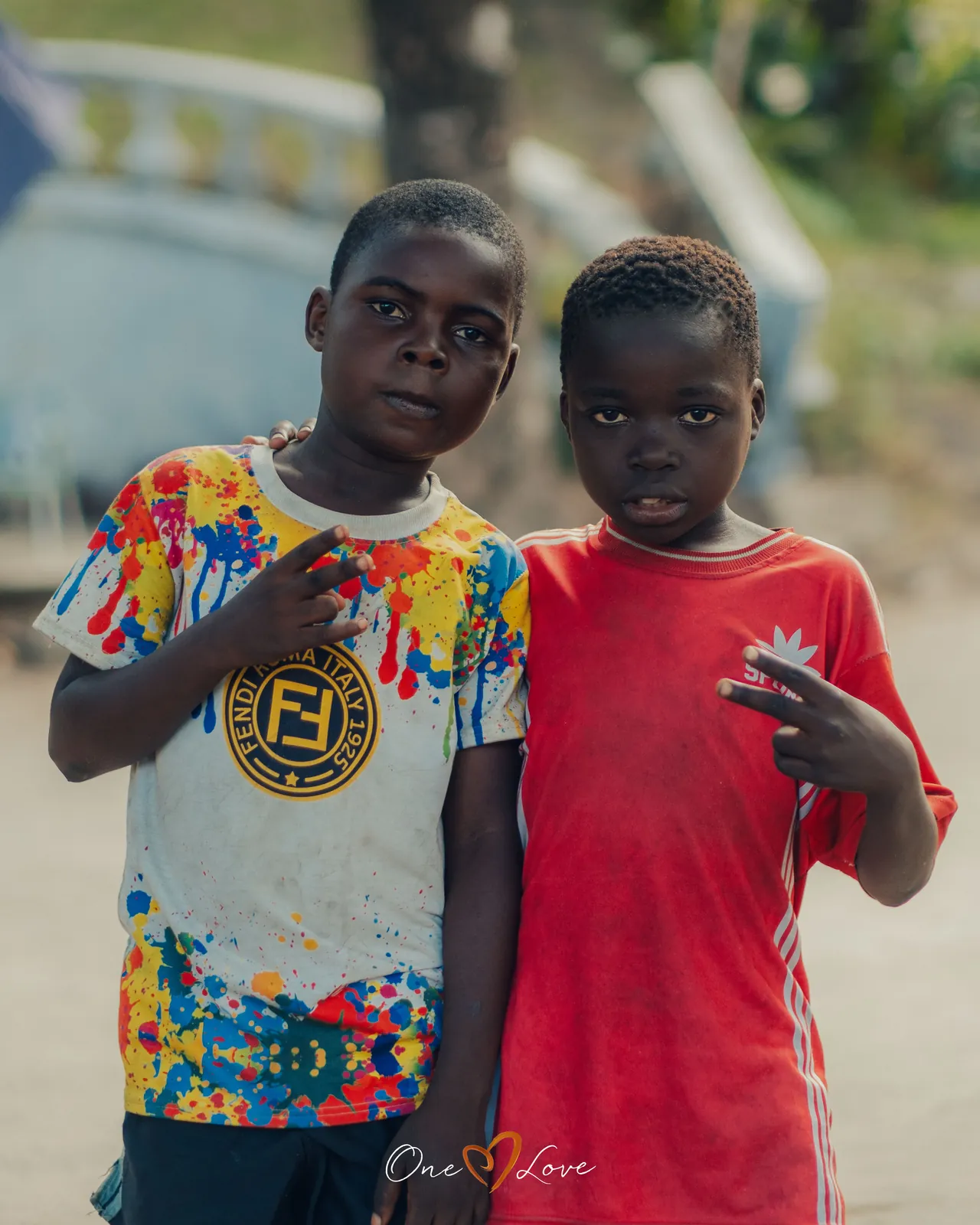 Children at the One Love day centre, March 2024