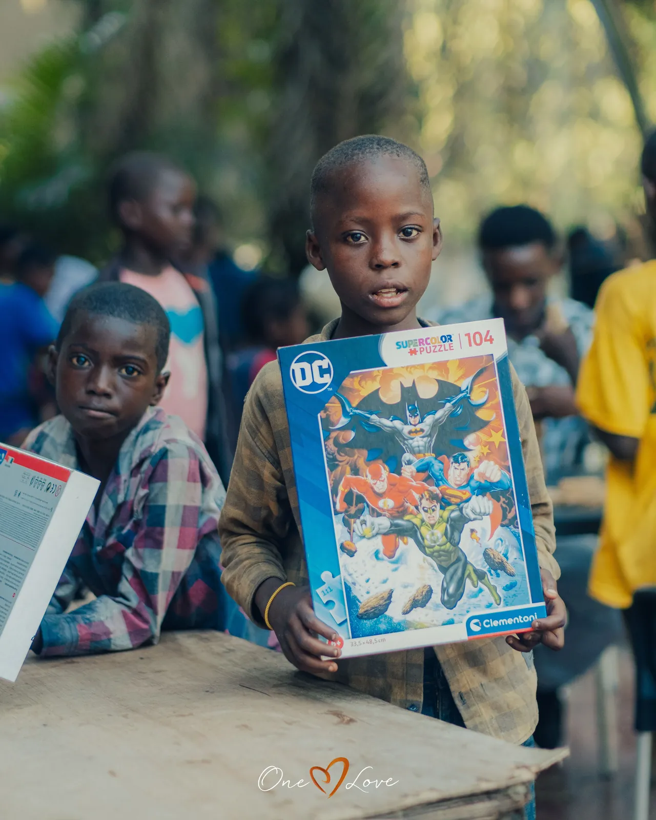 Children at the One Love day centre, March 2024