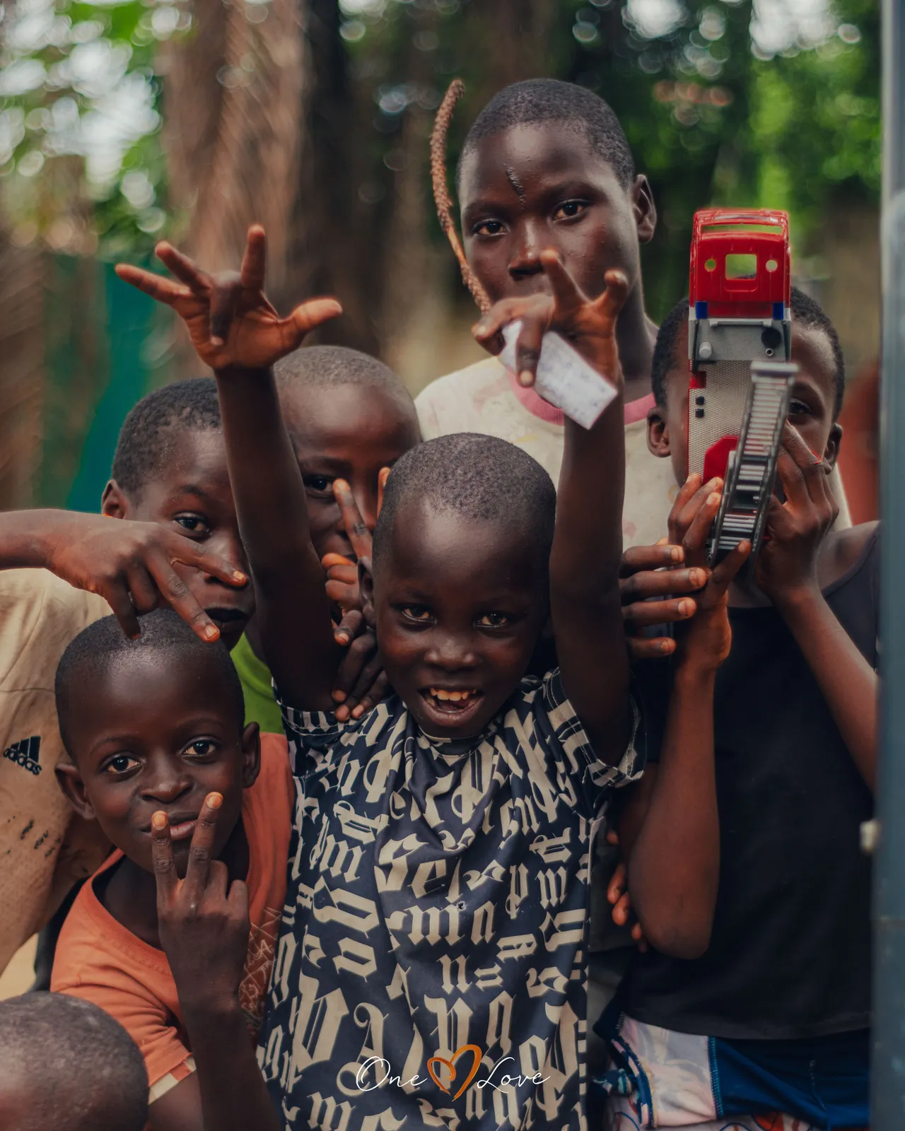 Children at the One Love day centre, 24 April 2024