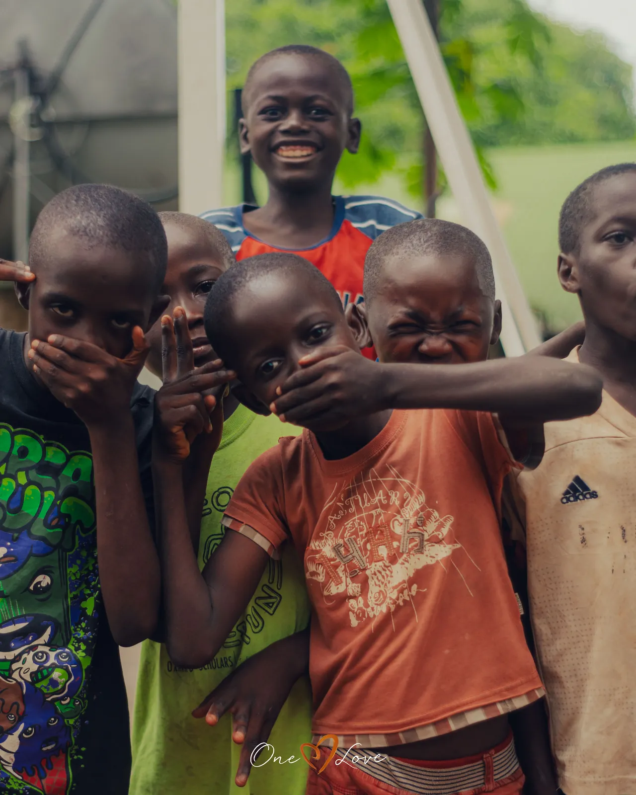 Children at the One Love day centre, 24 April 2024