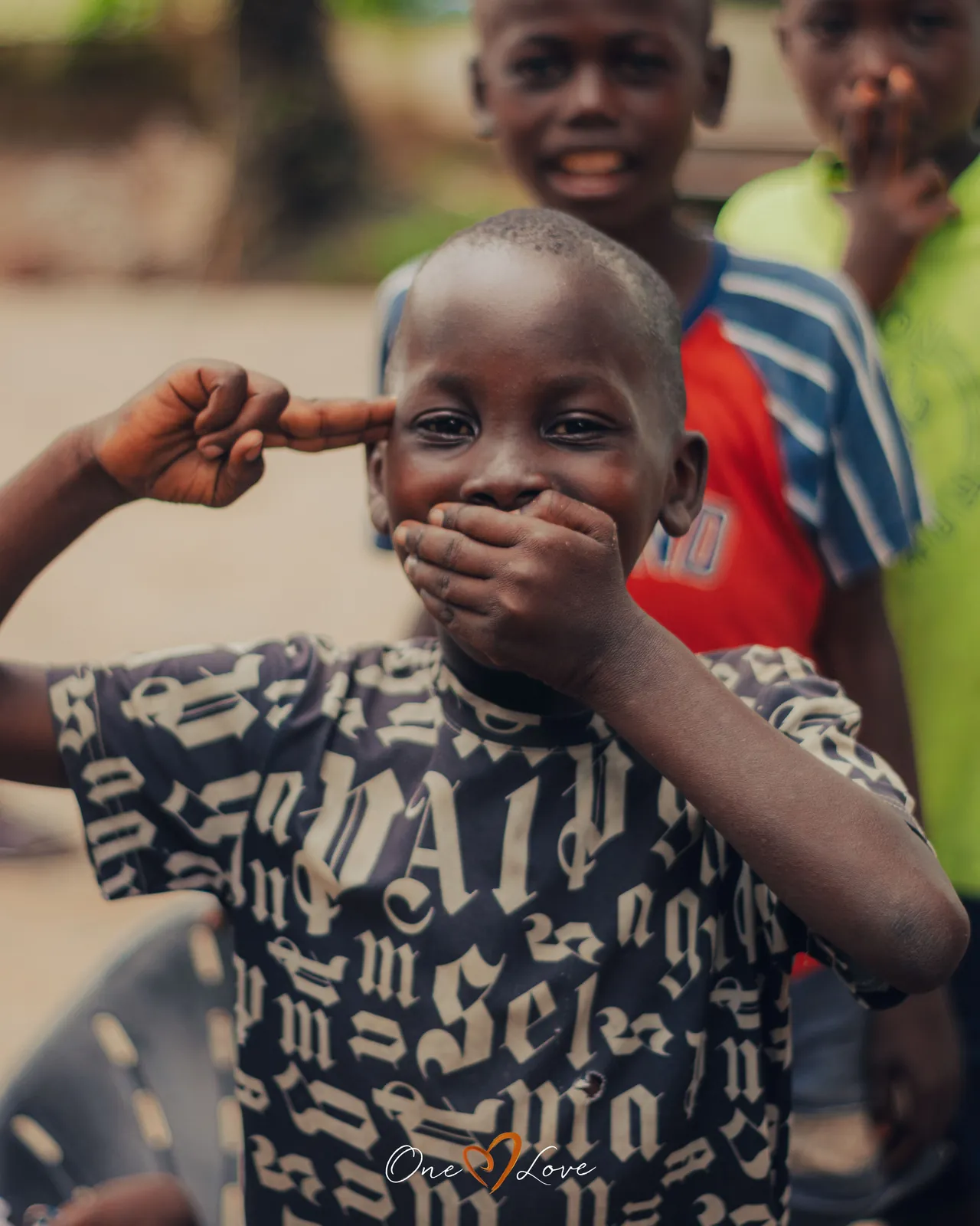 Children at the One Love day centre, 24 April 2024