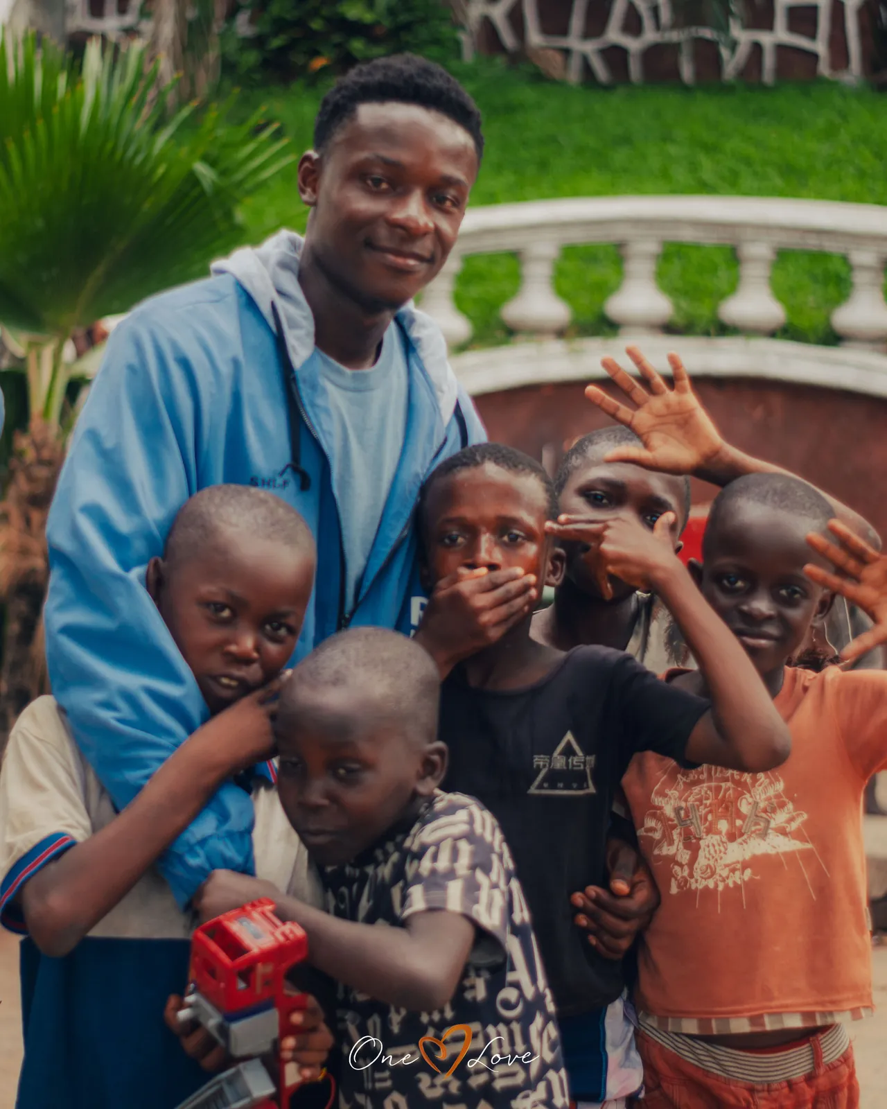 Children at the One Love day centre, 24 April 2024