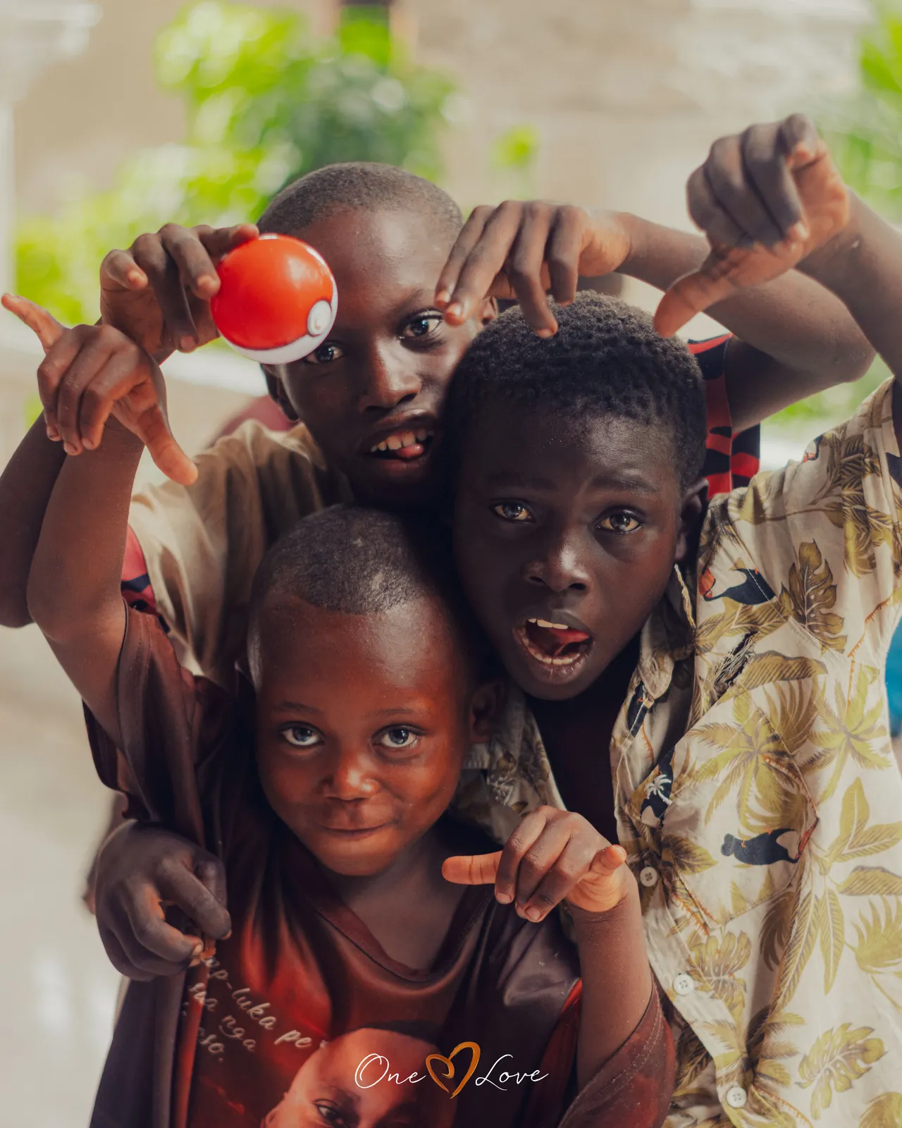 Children at the One Love day centre, May 2024