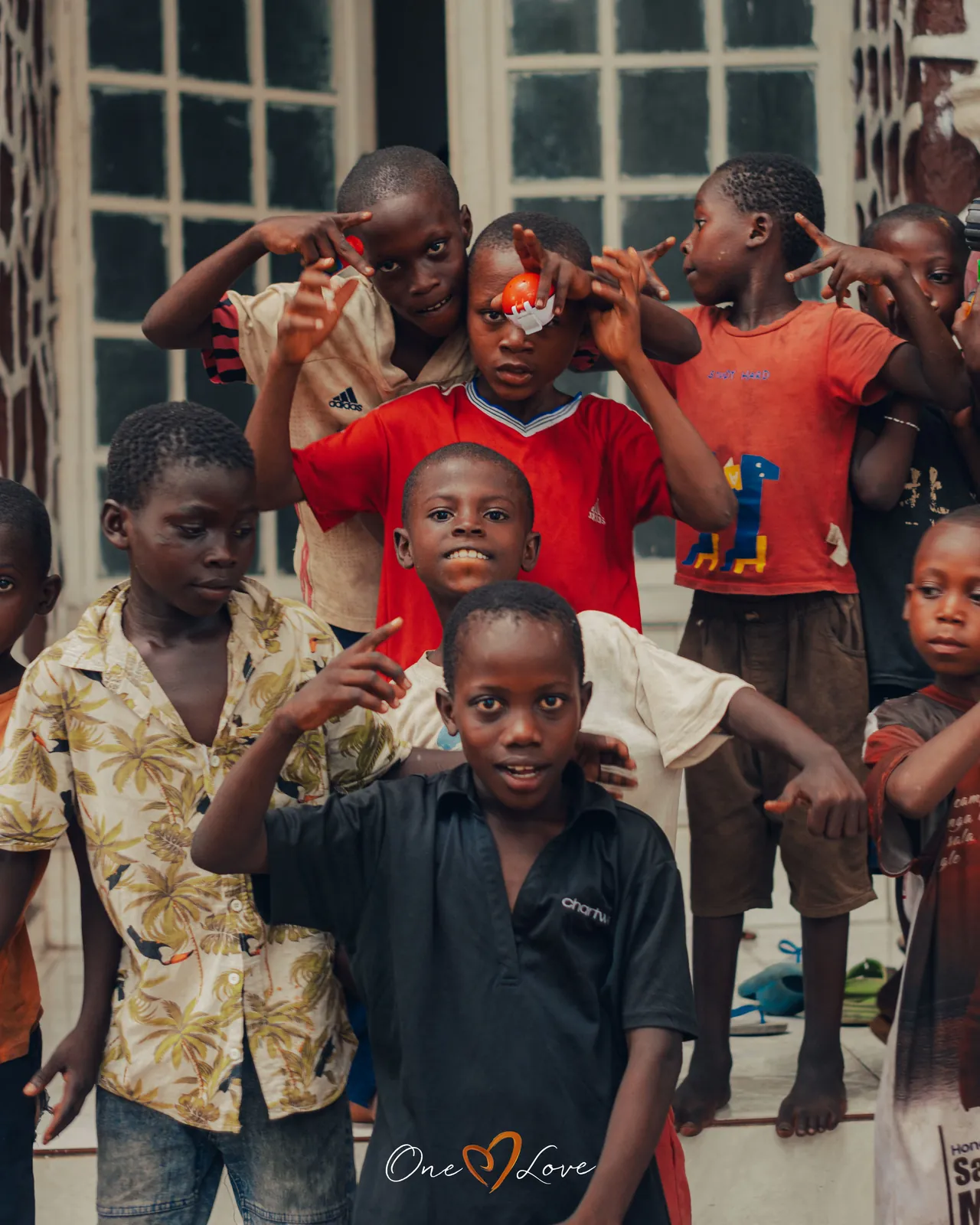 Children at the One Love day centre, May 2024