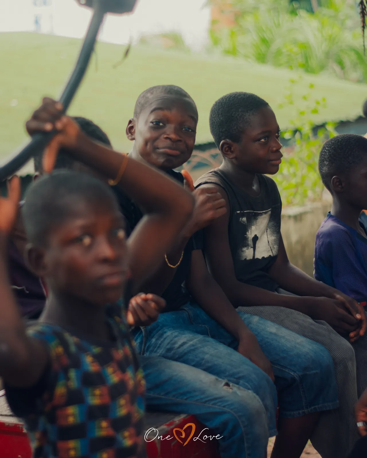 Children at the One Love day centre, May 2024