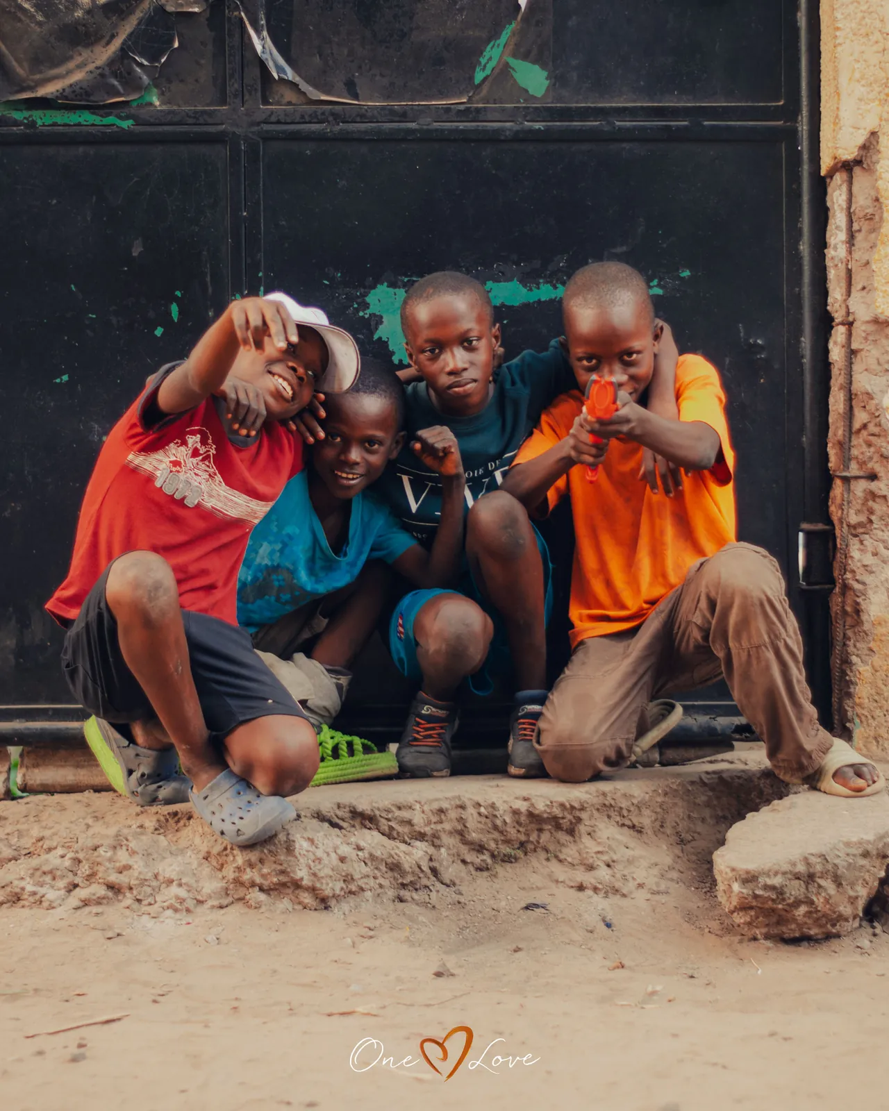 Children at the One Love day centre, July 2024