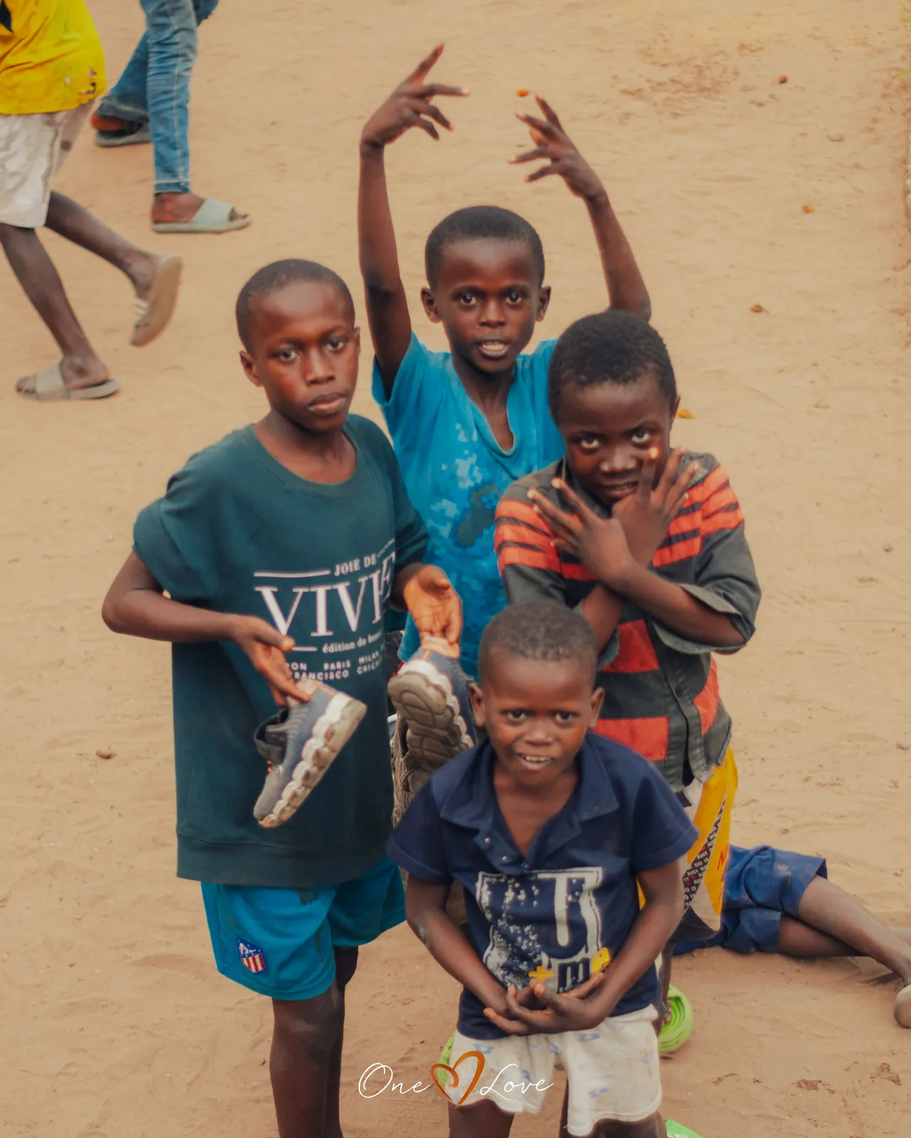 Children at the One Love day centre, July 2024