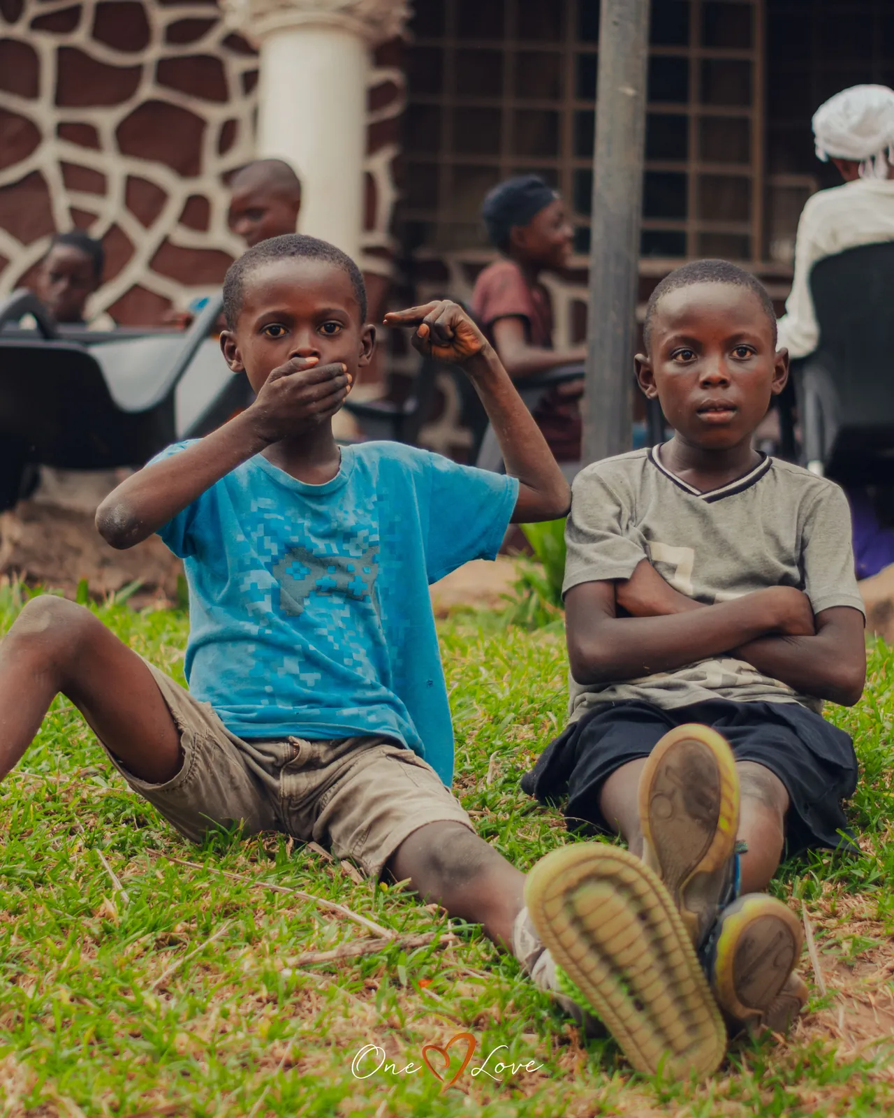 Children at the One Love day centre, July 2024
