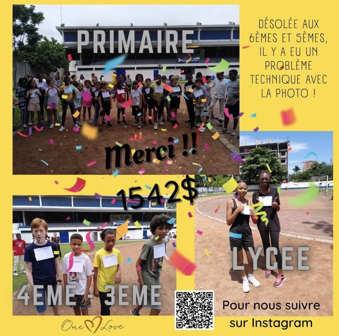 La course du lycée français de Kinshasa : 1 542 $ pour la scolarité des enfants.