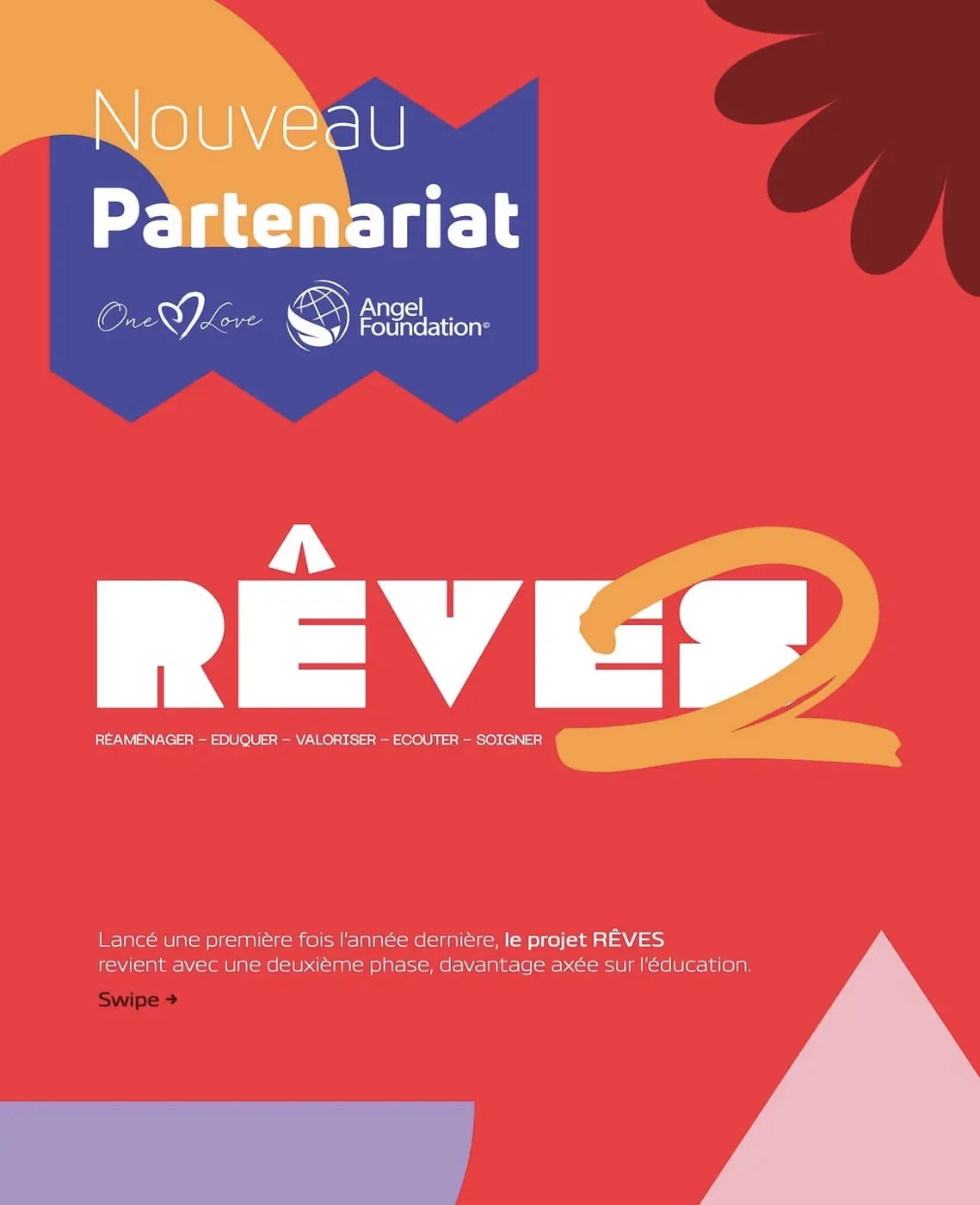RÊVES 2, avec Angel Foundation.